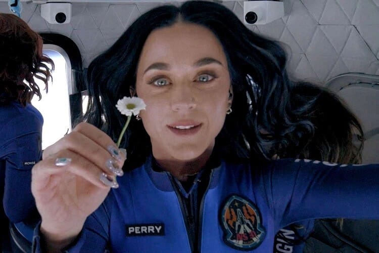katy perry blue origin